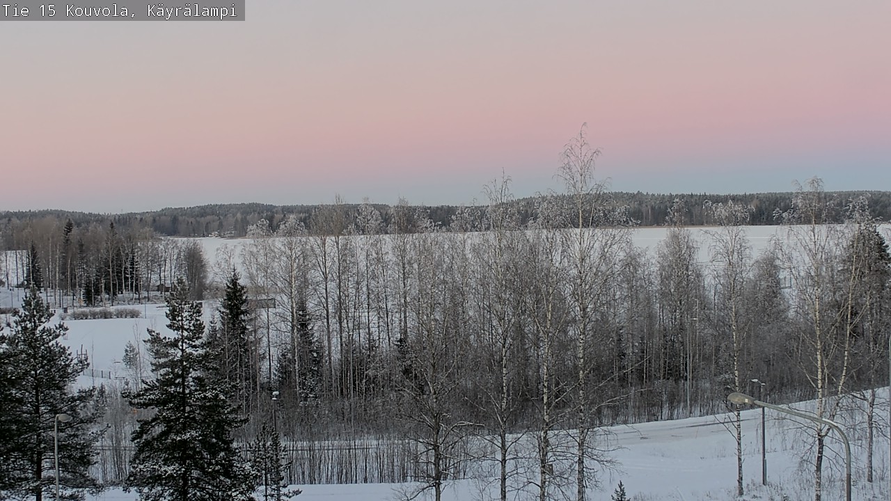 Weather Camera Image Väg 15 Kouvola, Käyrälampi, Kouvola, Kymenlaakso