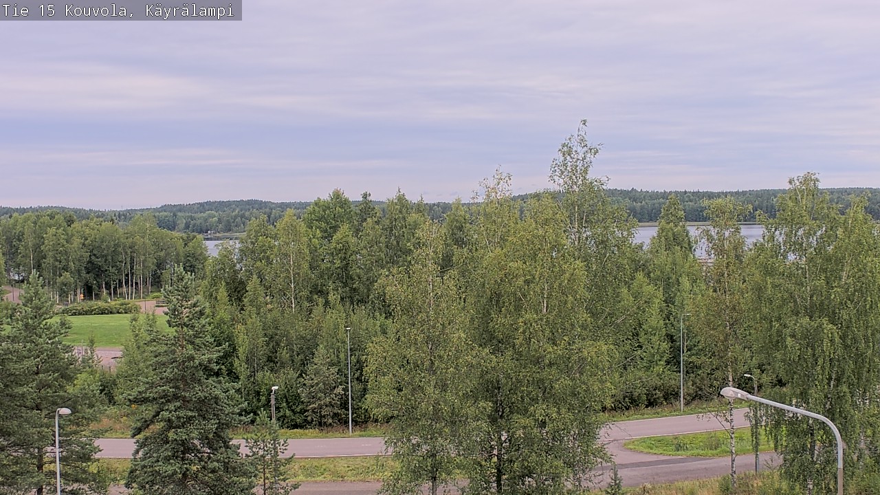 Weather Camera Image Road 15 Kouvola, Käyrälampi, Kouvola, Kymenlaakso