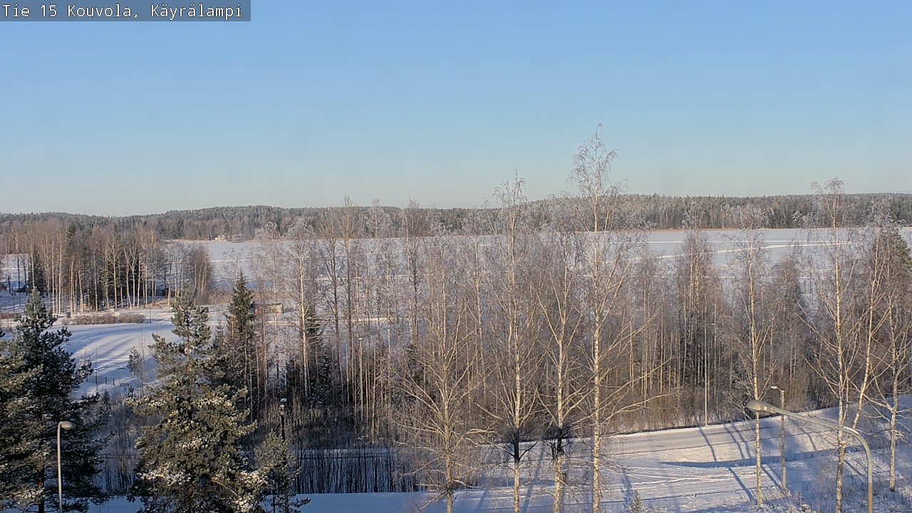 Weather Camera Image Road 15 Kouvola, Käyrälampi, Kouvola, Kymenlaakso