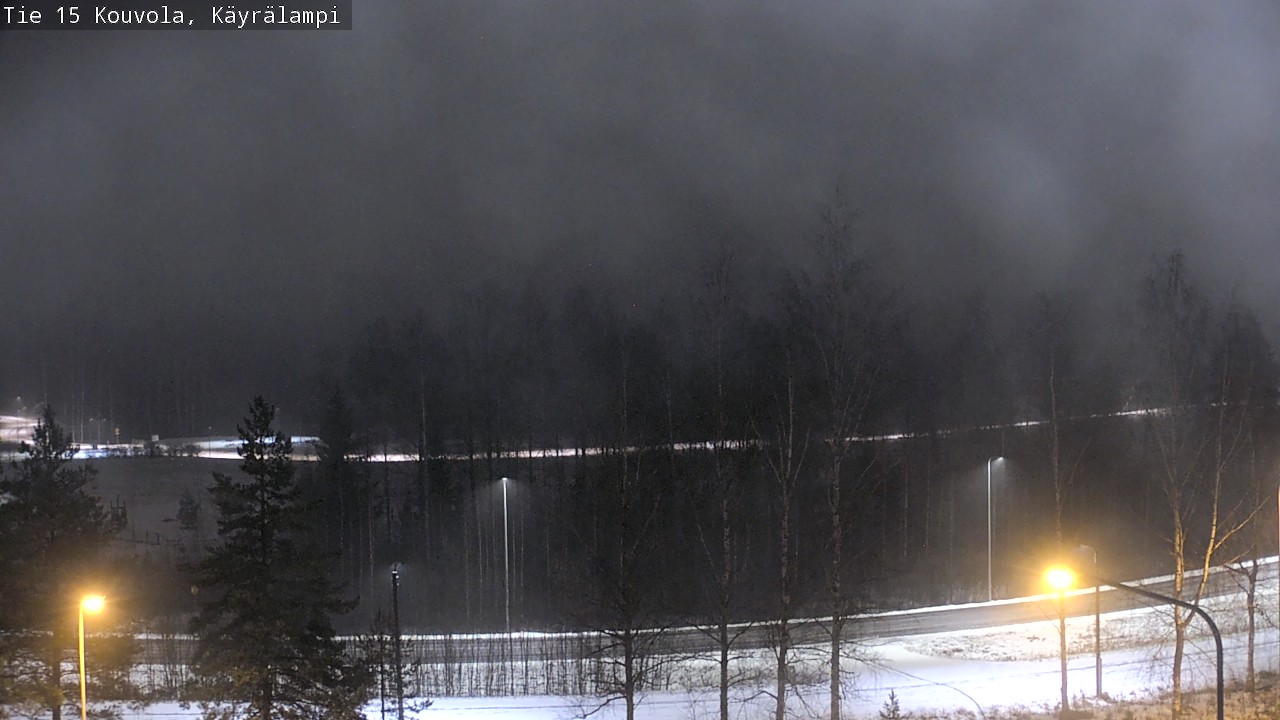 Weather Camera Image Väg 15 Kouvola, Käyrälampi, Kouvola, Kymenlaakso
