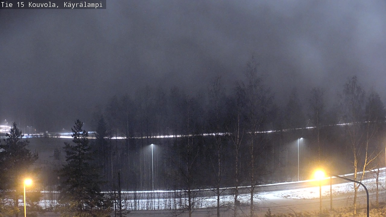 Weather Camera Image Väg 15 Kouvola, Käyrälampi, Kouvola, Kymenlaakso