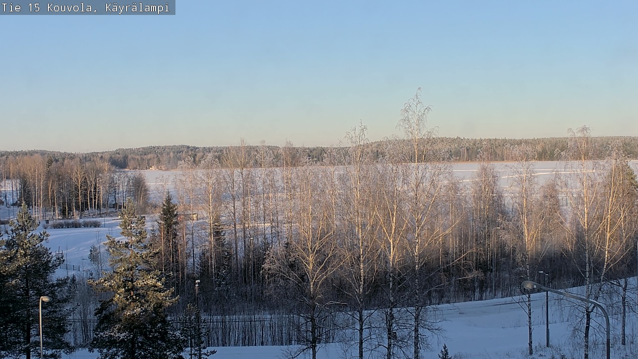 Weather Camera Image Väg 15 Kouvola, Käyrälampi, Kouvola, Kymenlaakso
