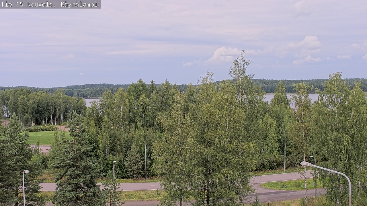 Weather Camera Image Road 15 Kouvola, Käyrälampi, Kouvola, Kymenlaakso
