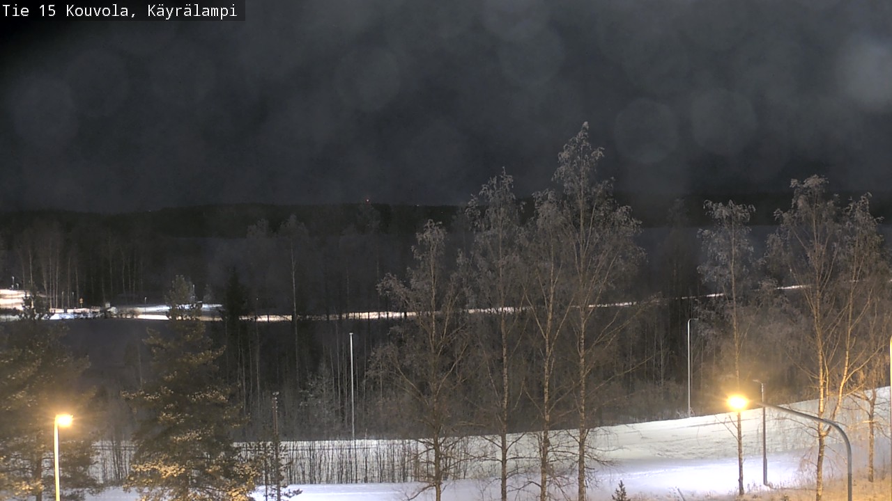 Weather Camera Image Väg 15 Kouvola, Käyrälampi, Kouvola, Kymenlaakso