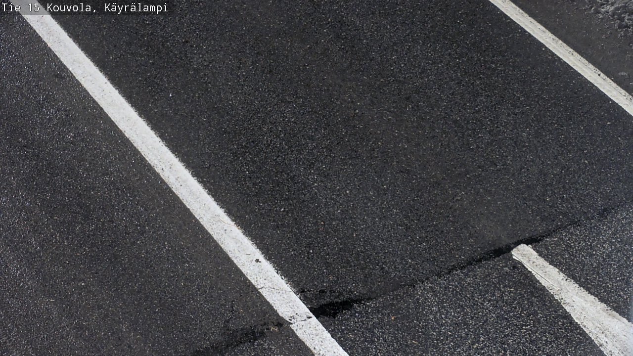 Weather Camera Image Väg 15 Kouvola, Käyrälampi, Kouvola, Kymenlaakso