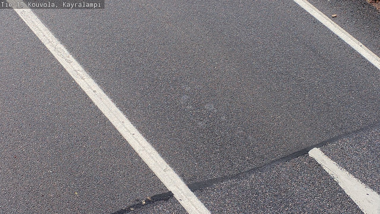 Weather Camera Image Väg 15 Kouvola, Käyrälampi, Kouvola, Kymenlaakso