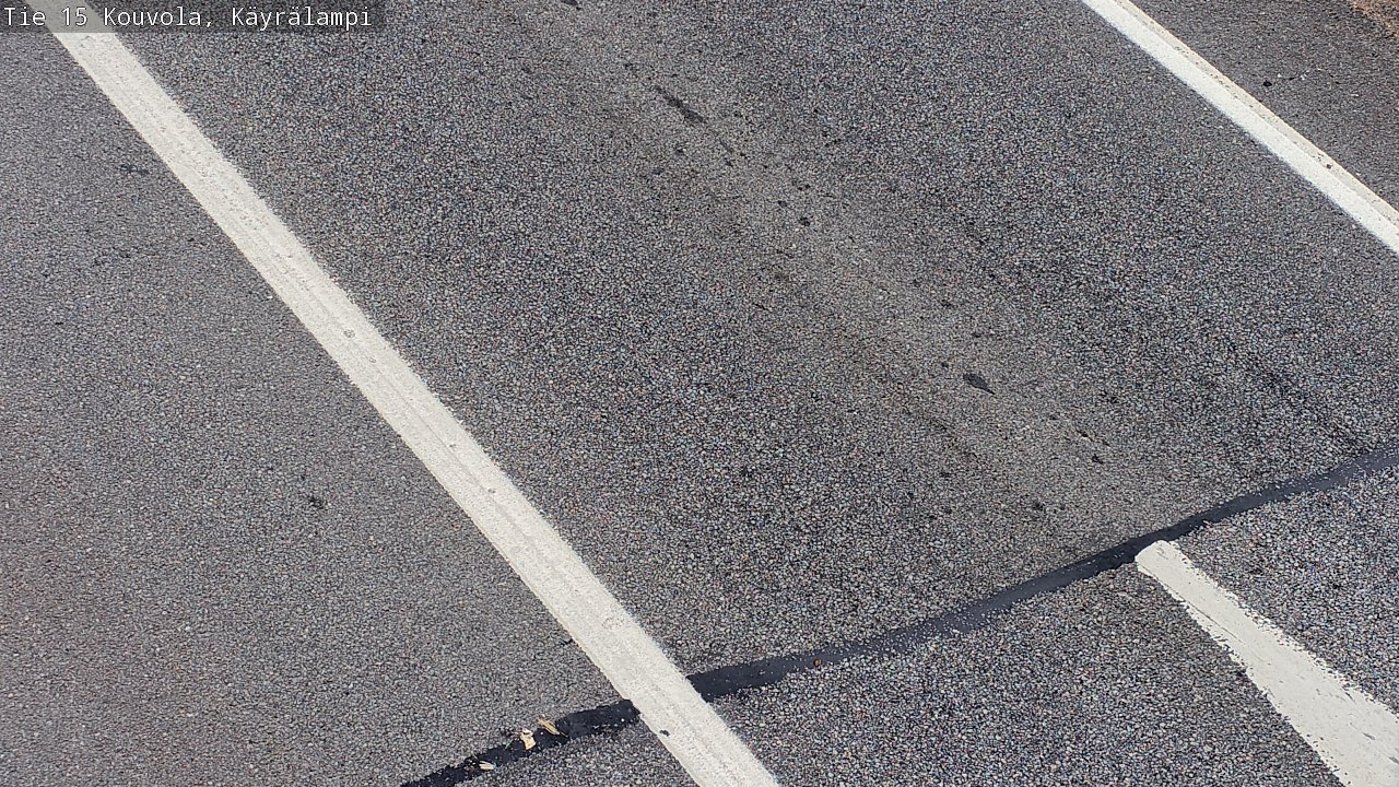 Weather Camera Image Road 15 Kouvola, Käyrälampi, Kouvola, Kymenlaakso