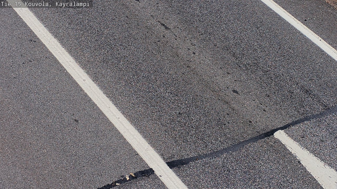 Weather Camera Image Road 15 Kouvola, Käyrälampi, Kouvola, Kymenlaakso