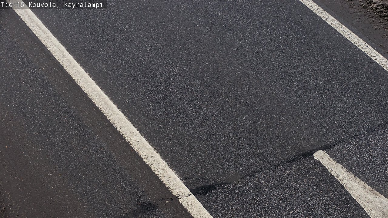 Weather Camera Image Väg 15 Kouvola, Käyrälampi, Kouvola, Kymenlaakso