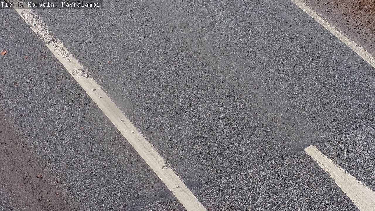 Weather Camera Image Väg 15 Kouvola, Käyrälampi, Kouvola, Kymenlaakso