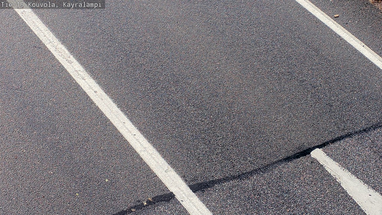 Weather Camera Image Väg 15 Kouvola, Käyrälampi, Kouvola, Kymenlaakso