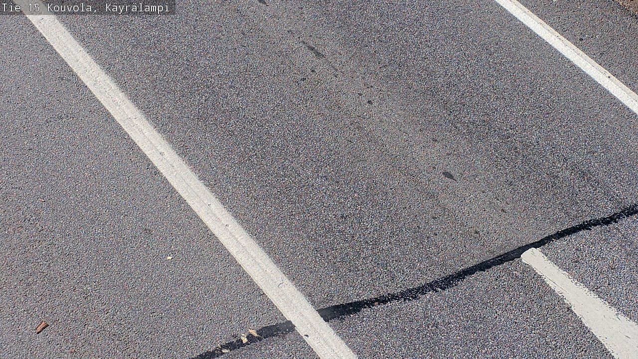 Weather Camera Image Road 15 Kouvola, Käyrälampi, Kouvola, Kymenlaakso