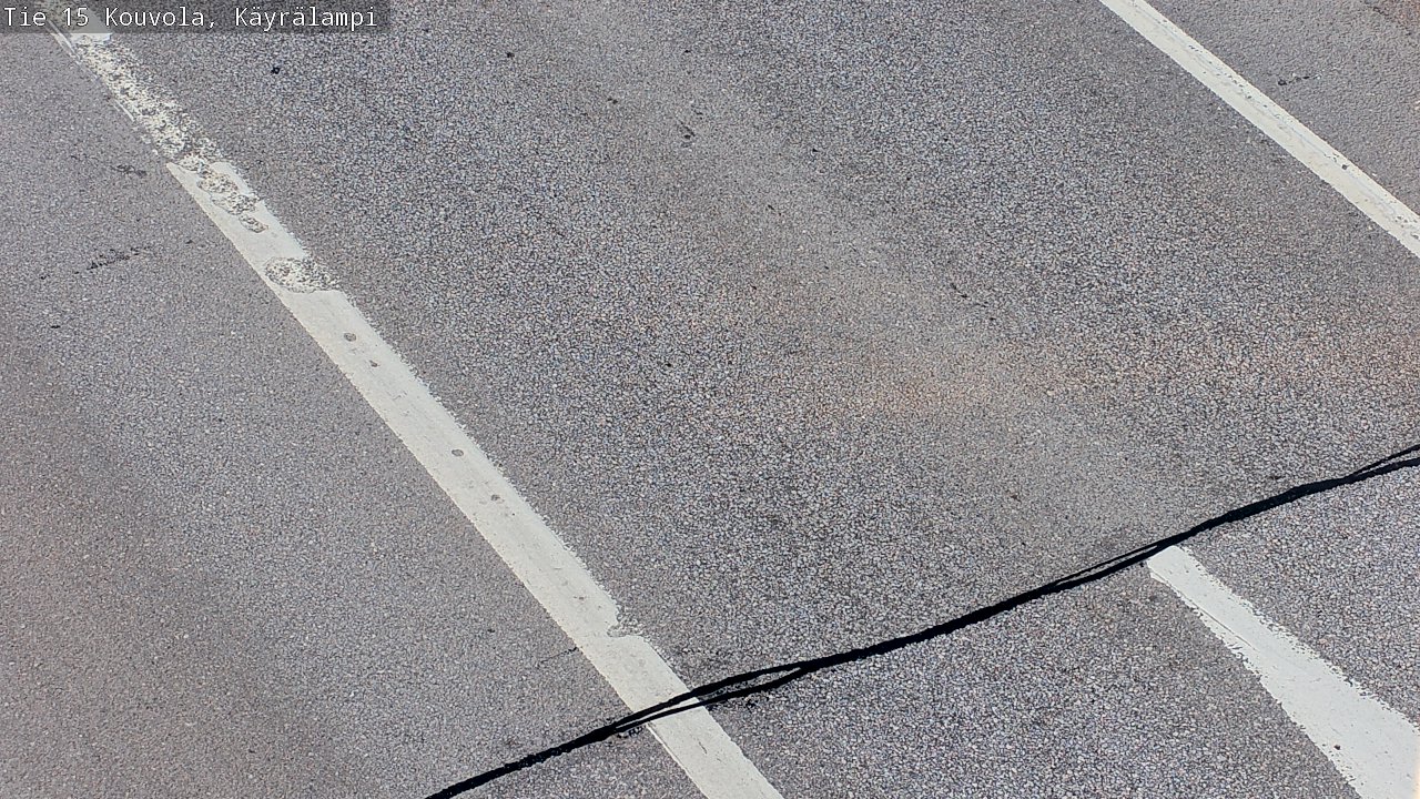 Weather Camera Image Road 15 Kouvola, Käyrälampi, Kouvola, Kymenlaakso