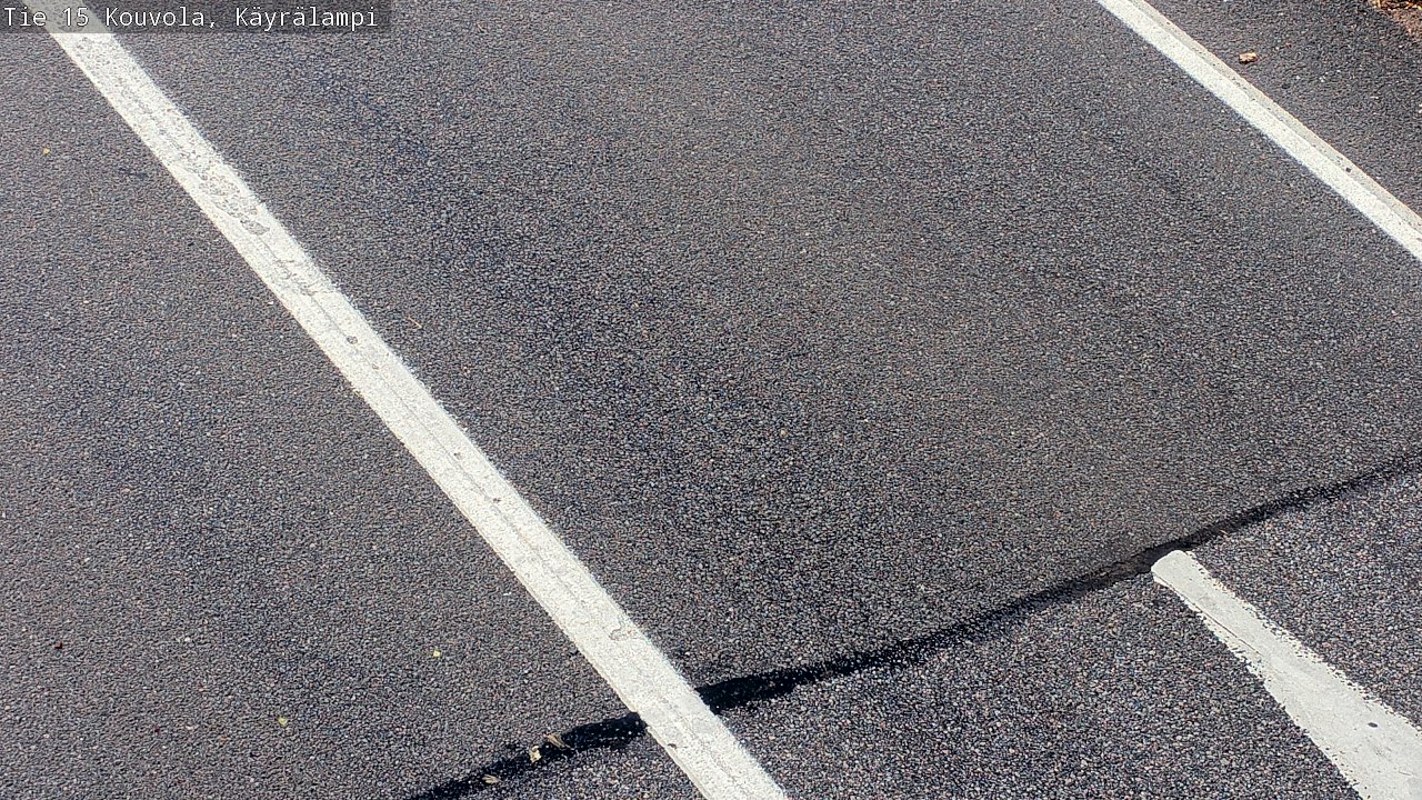 Weather Camera Image Väg 15 Kouvola, Käyrälampi, Kouvola, Kymenlaakso