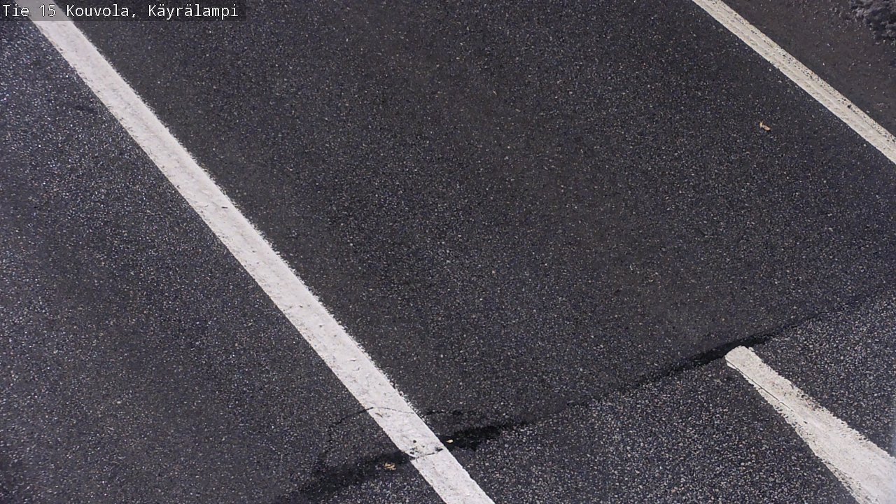 Weather Camera Image Väg 15 Kouvola, Käyrälampi, Kouvola, Kymenlaakso