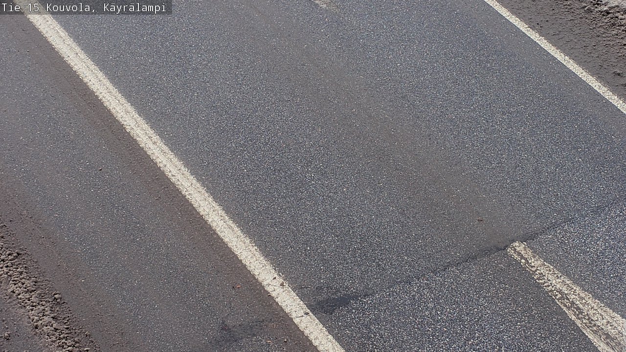 Weather Camera Image Väg 15 Kouvola, Käyrälampi, Kouvola, Kymenlaakso