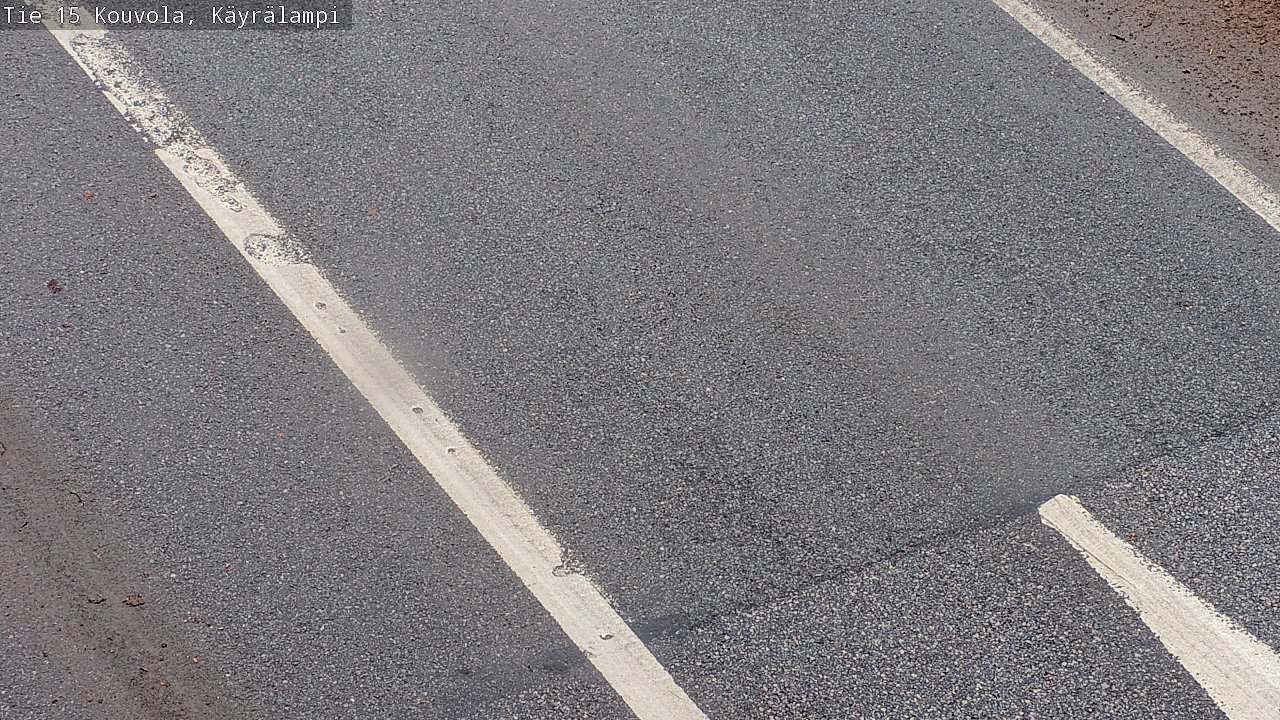 Weather Camera Image Väg 15 Kouvola, Käyrälampi, Kouvola, Kymenlaakso