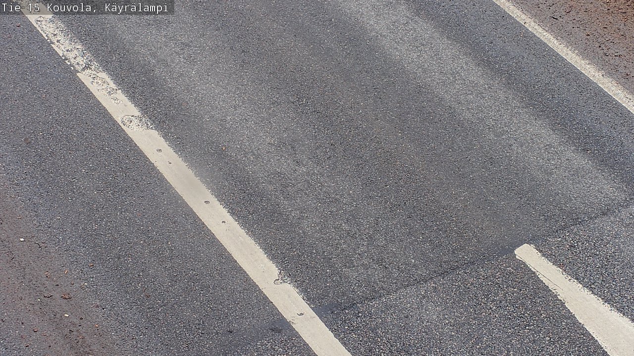 Weather Camera Image Väg 15 Kouvola, Käyrälampi, Kouvola, Kymenlaakso