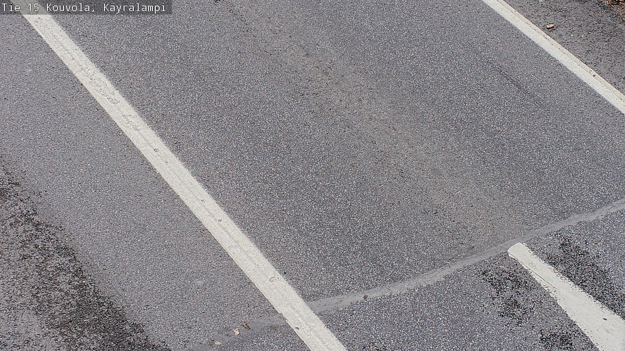 Weather Camera Image Road 15 Kouvola, Käyrälampi, Kouvola, Kymenlaakso
