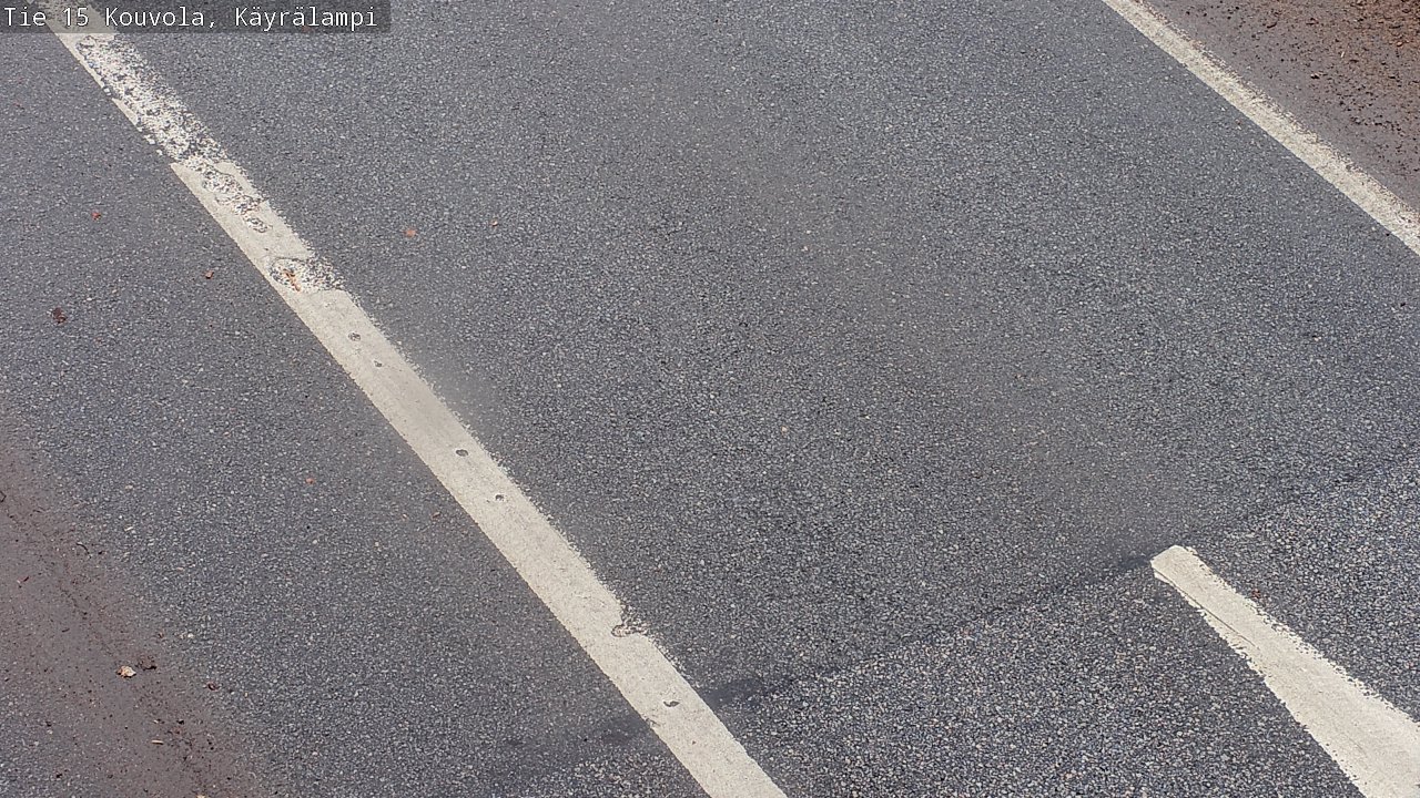 Weather Camera Image Väg 15 Kouvola, Käyrälampi, Kouvola, Kymenlaakso