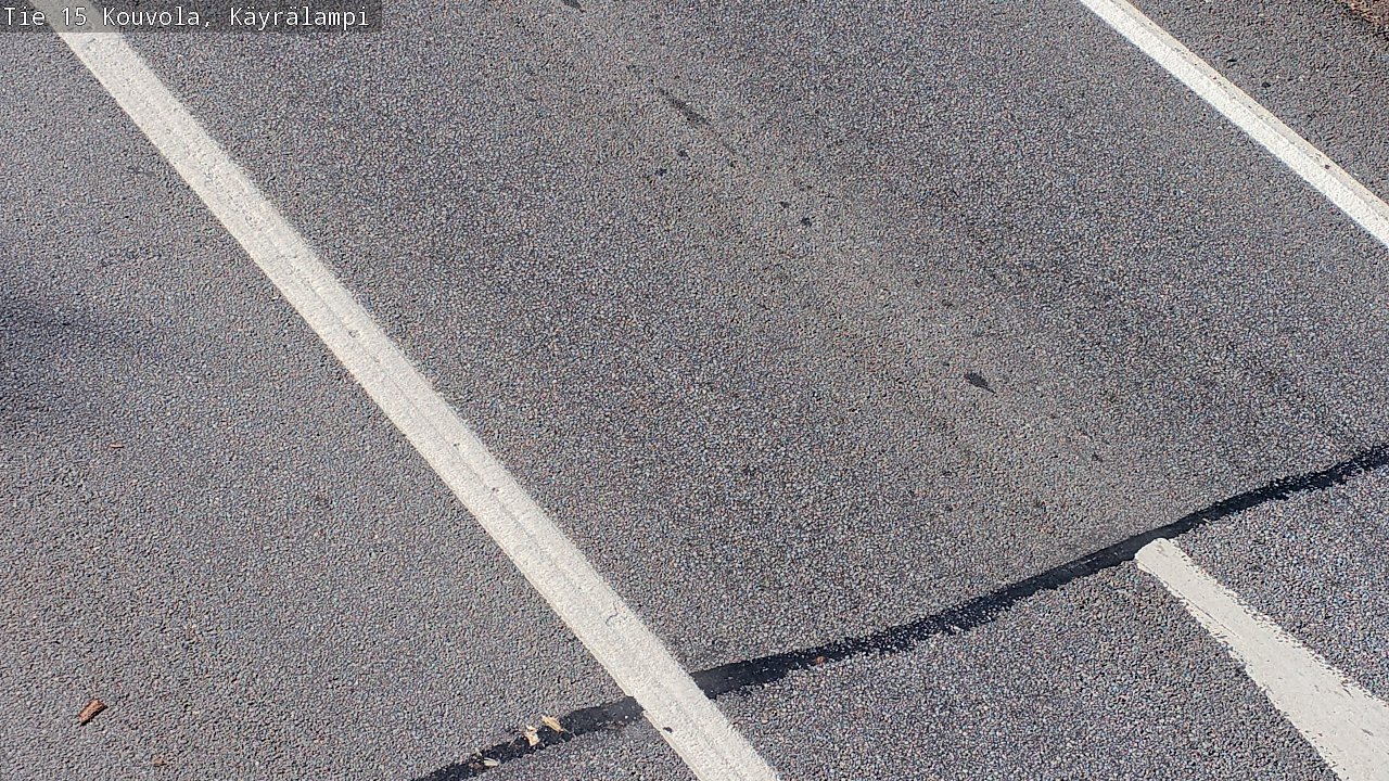 Weather Camera Image Road 15 Kouvola, Käyrälampi, Kouvola, Kymenlaakso