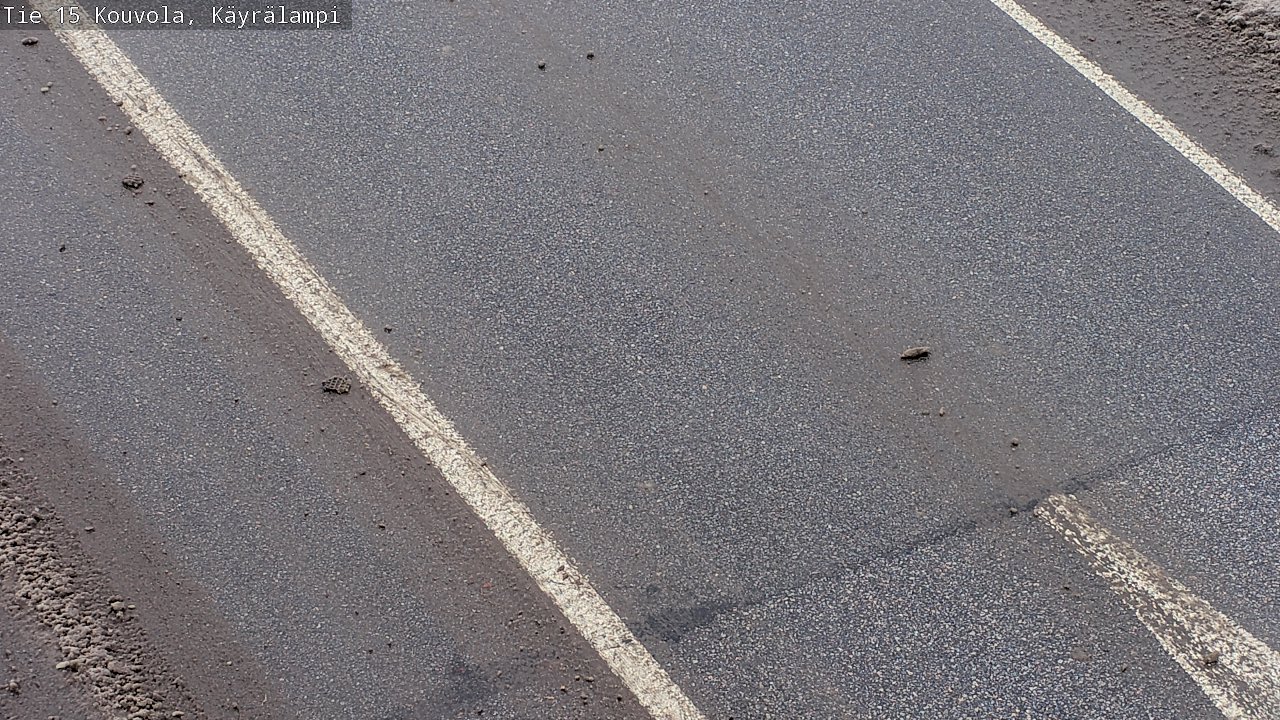 Weather Camera Image Väg 15 Kouvola, Käyrälampi, Kouvola, Kymenlaakso