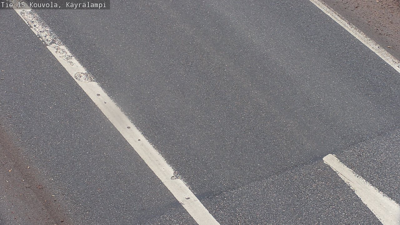 Weather Camera Image Väg 15 Kouvola, Käyrälampi, Kouvola, Kymenlaakso