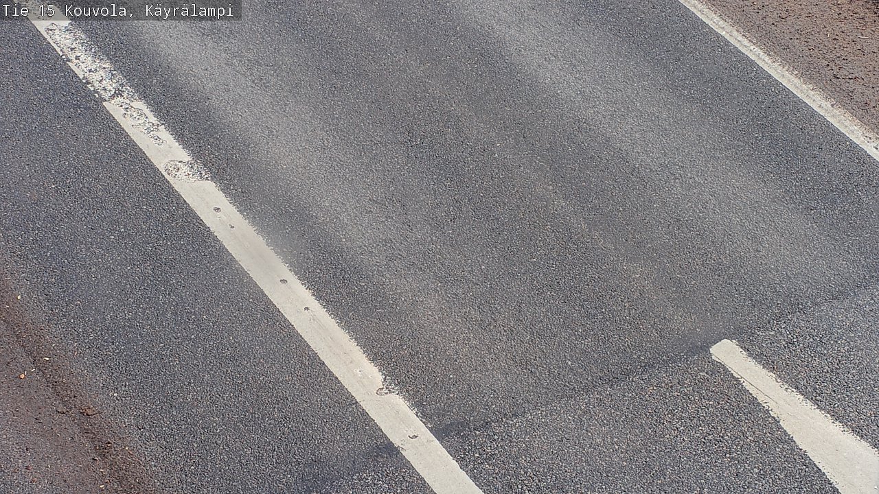 Weather Camera Image Väg 15 Kouvola, Käyrälampi, Kouvola, Kymenlaakso