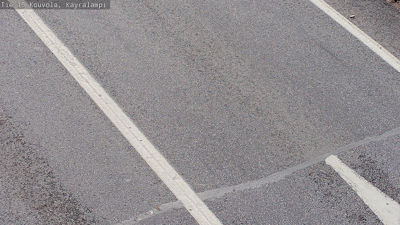 Weather Camera Image Road 15 Kouvola, Käyrälampi, Kouvola, Kymenlaakso