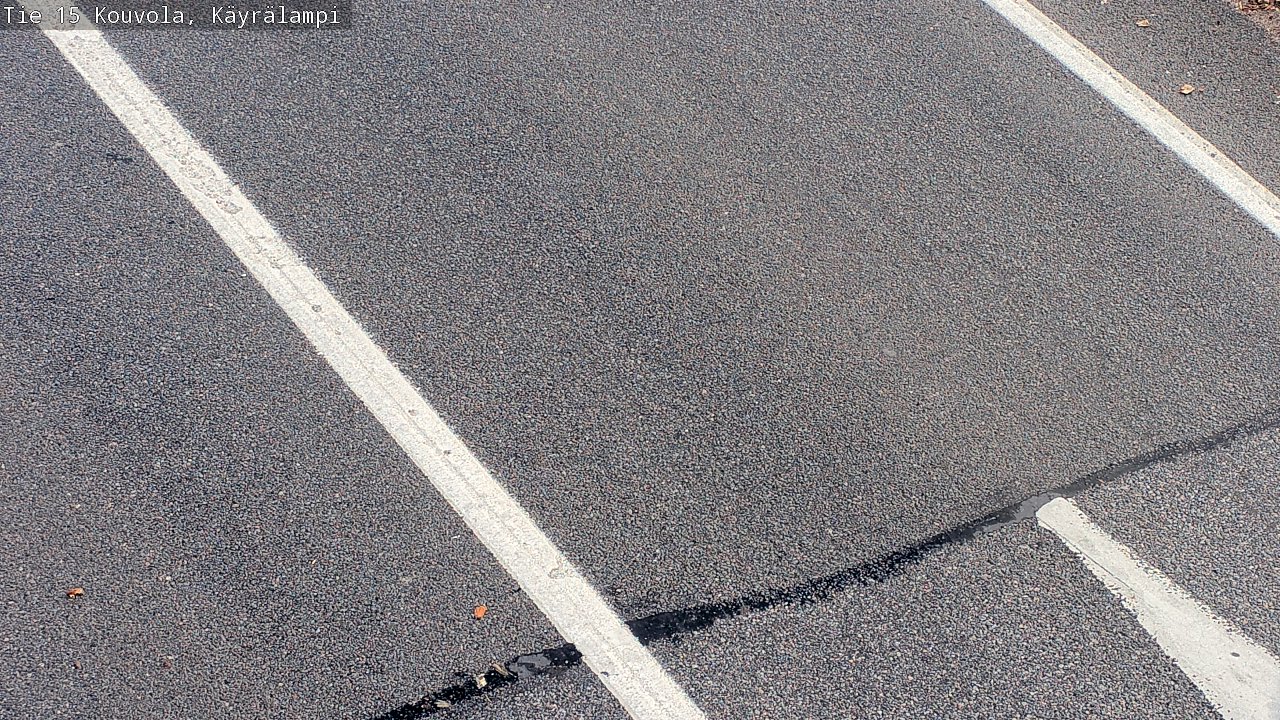Weather Camera Image Väg 15 Kouvola, Käyrälampi, Kouvola, Kymenlaakso