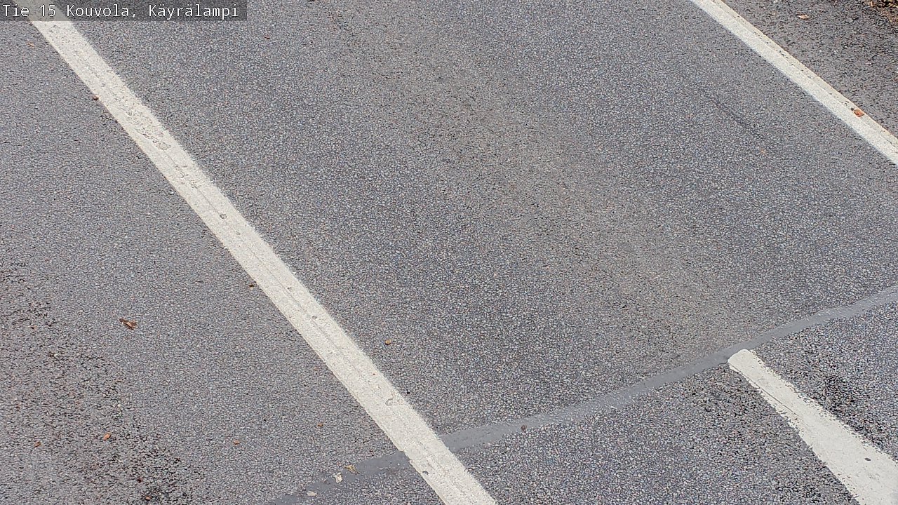 Weather Camera Image Väg 15 Kouvola, Käyrälampi, Kouvola, Kymenlaakso