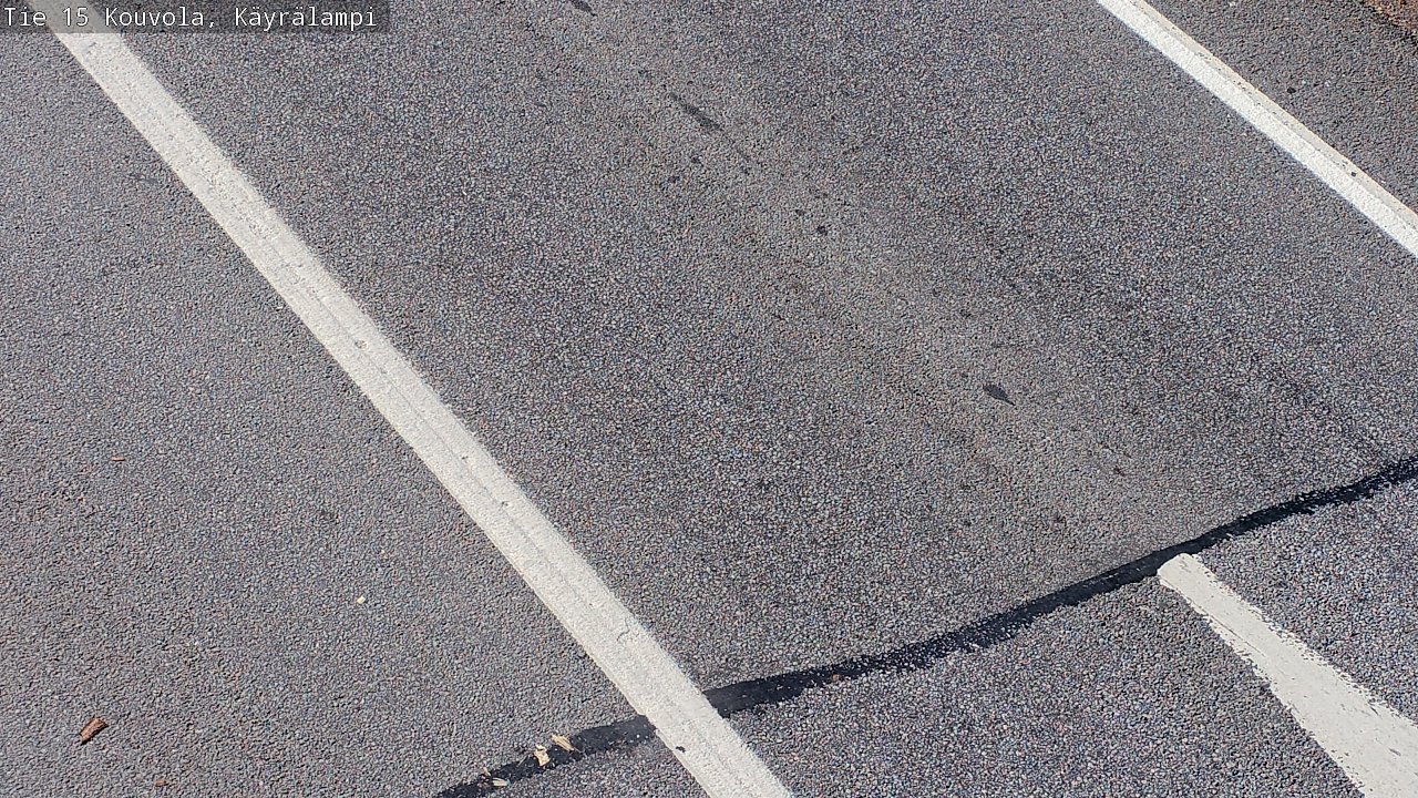 Weather Camera Image Road 15 Kouvola, Käyrälampi, Kouvola, Kymenlaakso
