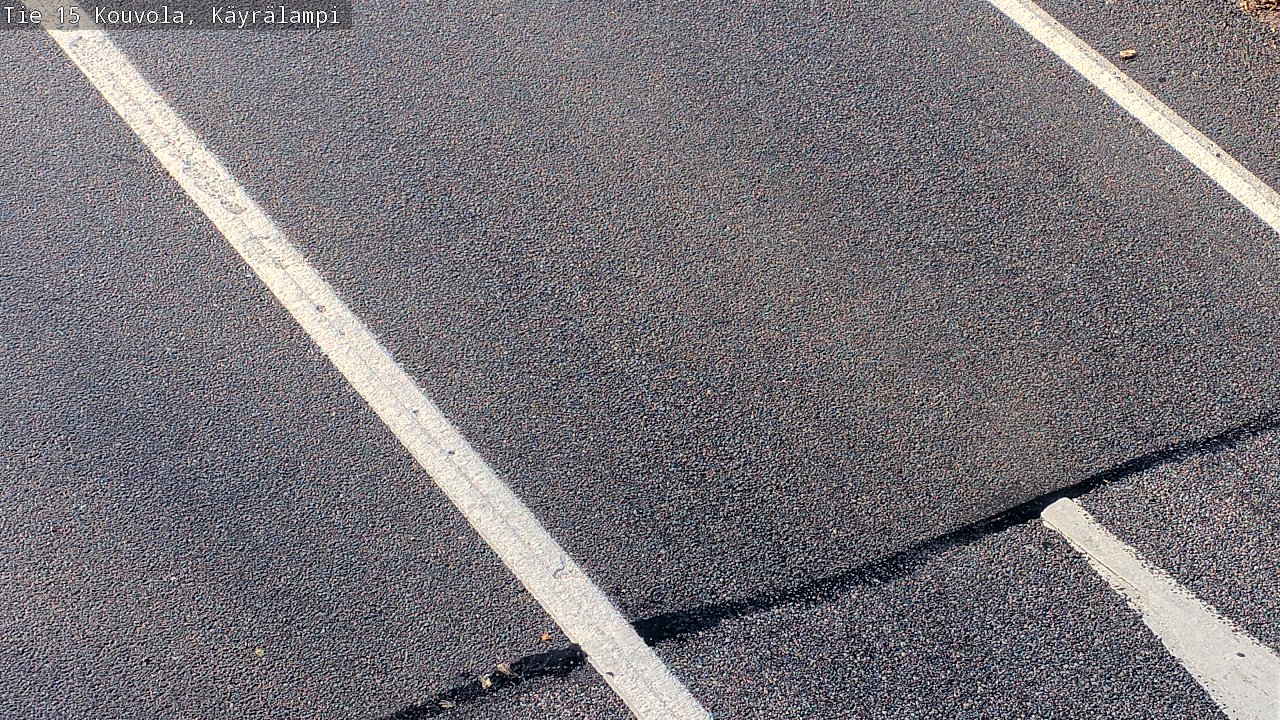 Weather Camera Image Väg 15 Kouvola, Käyrälampi, Kouvola, Kymenlaakso