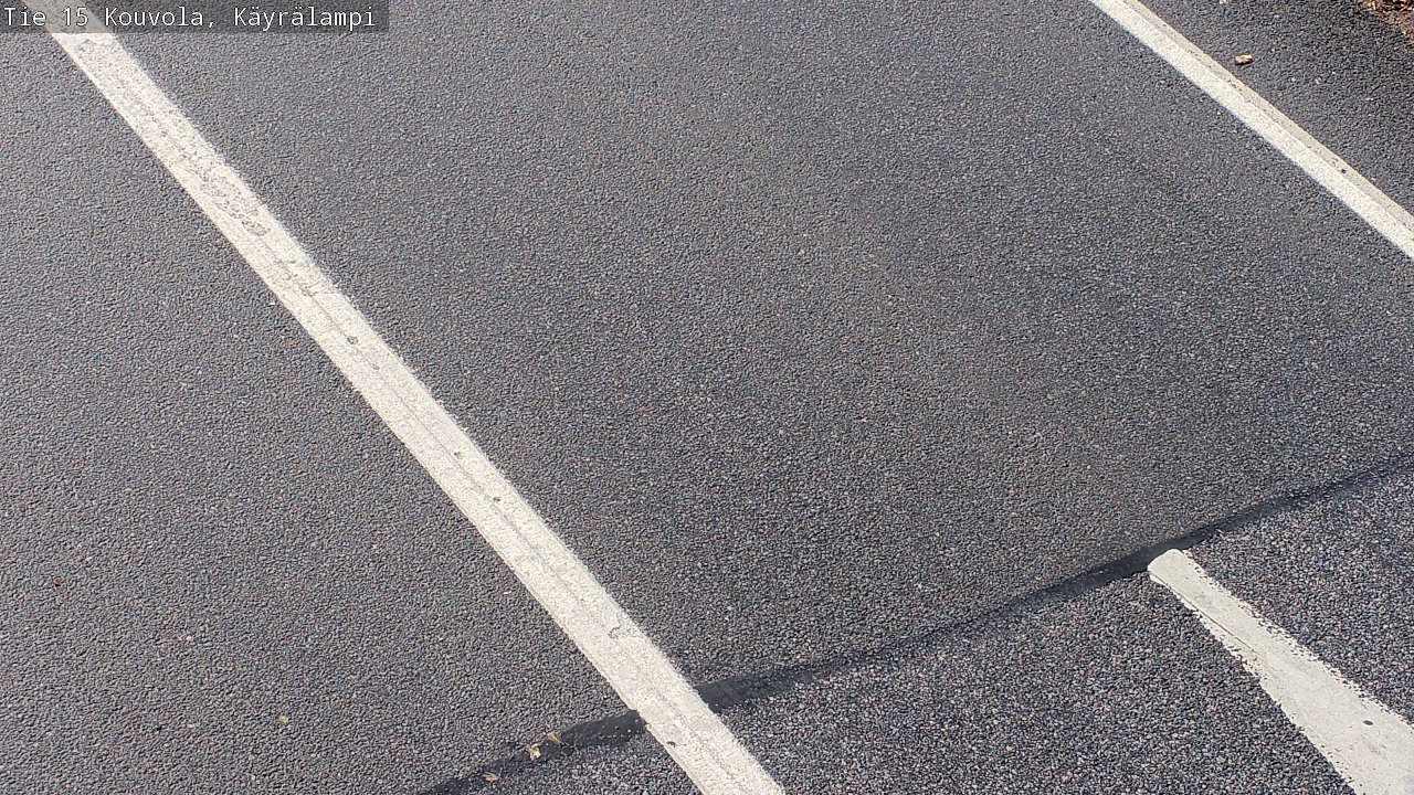 Weather Camera Image Väg 15 Kouvola, Käyrälampi, Kouvola, Kymenlaakso