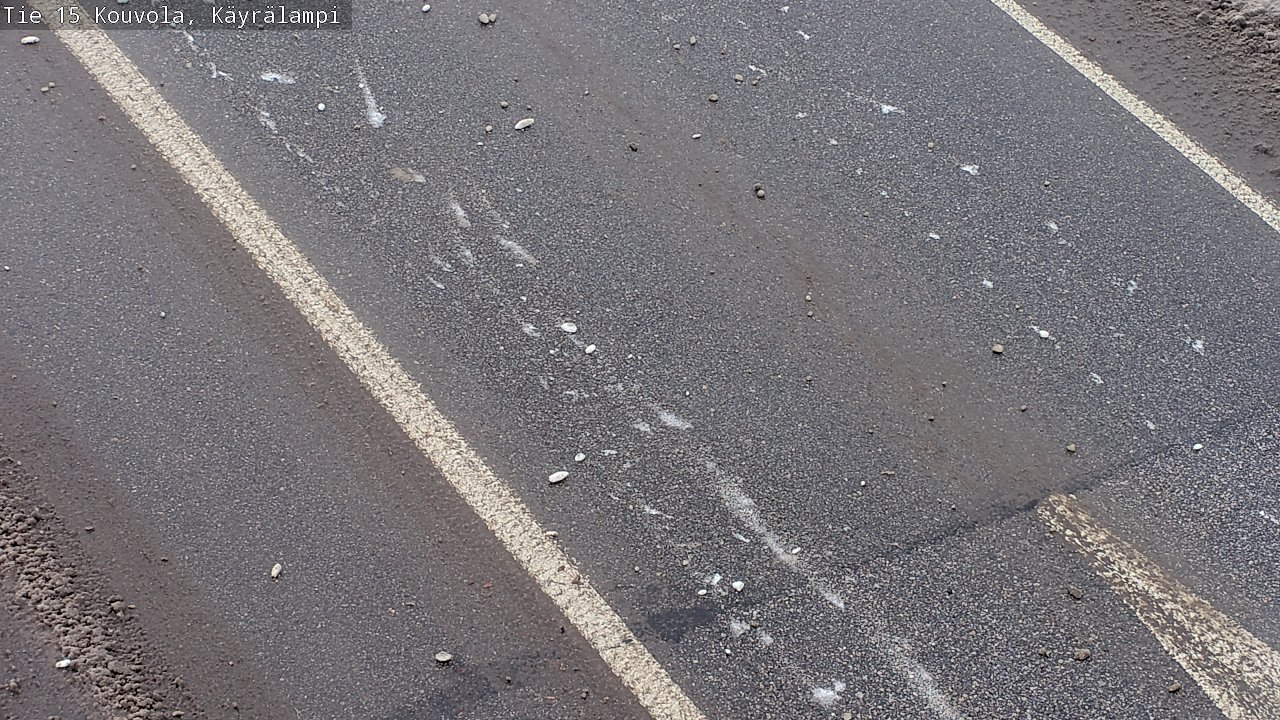 Weather Camera Image Väg 15 Kouvola, Käyrälampi, Kouvola, Kymenlaakso