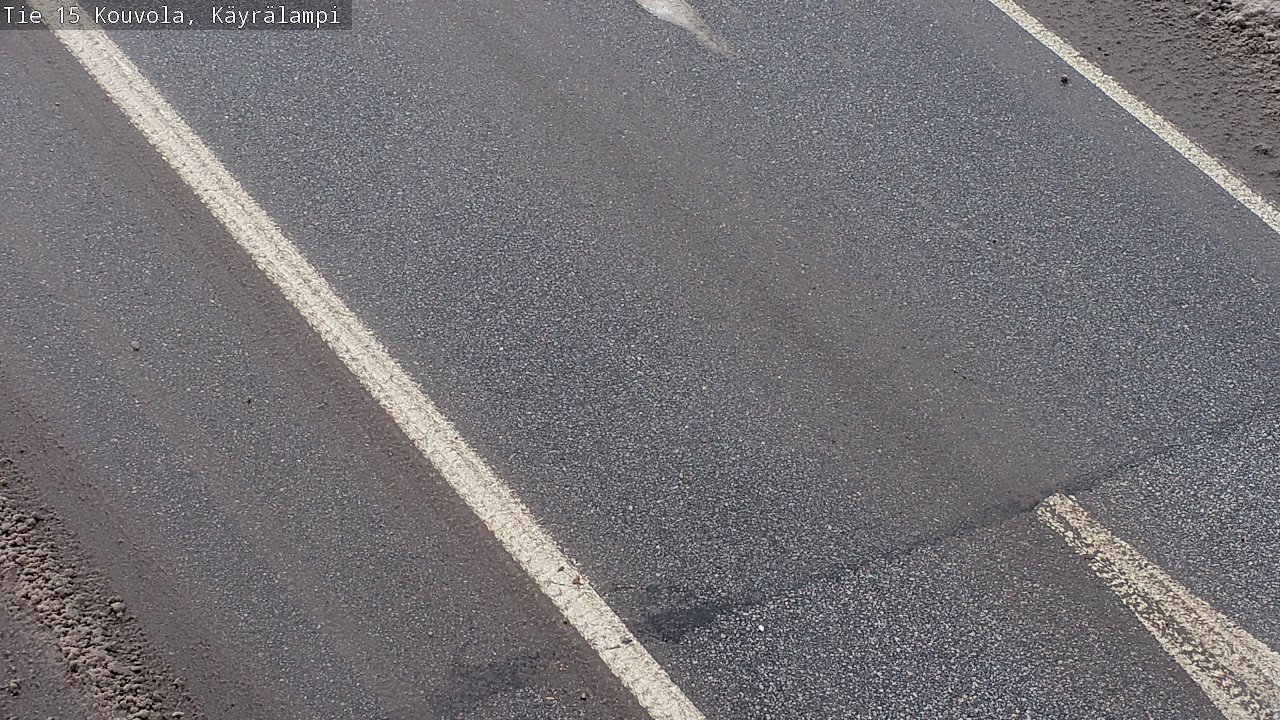 Weather Camera Image Väg 15 Kouvola, Käyrälampi, Kouvola, Kymenlaakso