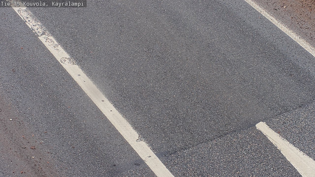 Weather Camera Image Väg 15 Kouvola, Käyrälampi, Kouvola, Kymenlaakso