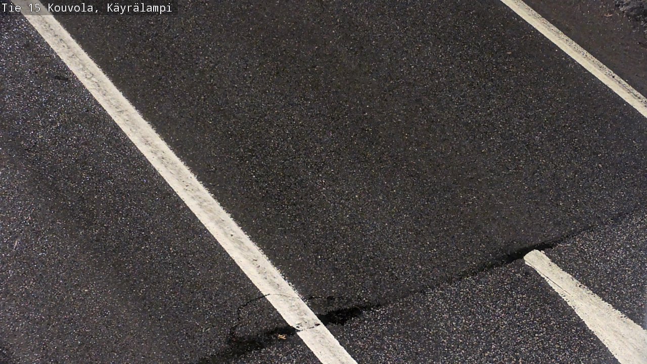 Weather Camera Image Väg 15 Kouvola, Käyrälampi, Kouvola, Kymenlaakso