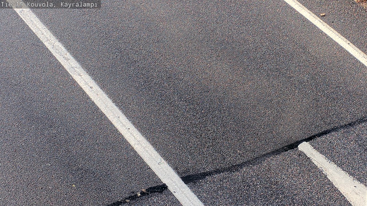 Weather Camera Image Väg 15 Kouvola, Käyrälampi, Kouvola, Kymenlaakso