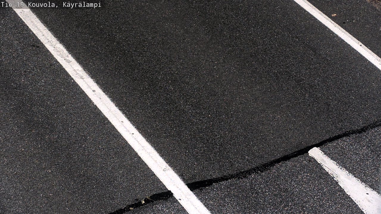 Weather Camera Image Väg 15 Kouvola, Käyrälampi, Kouvola, Kymenlaakso