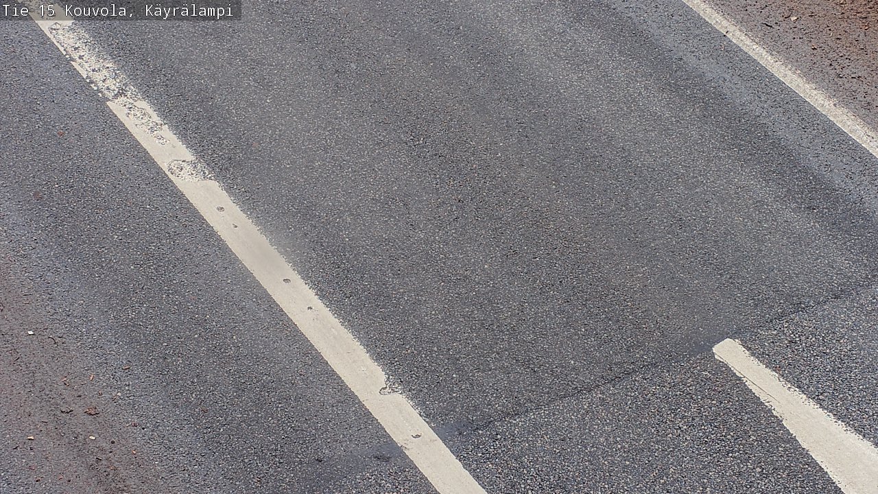 Weather Camera Image Väg 15 Kouvola, Käyrälampi, Kouvola, Kymenlaakso