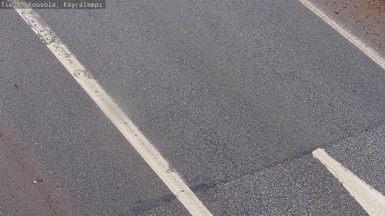 Weather Camera Image Väg 15 Kouvola, Käyrälampi, Kouvola, Kymenlaakso