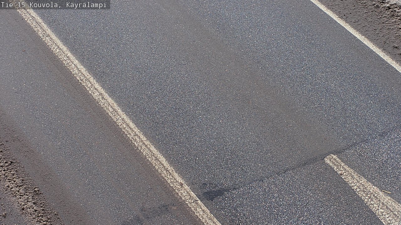 Weather Camera Image Väg 15 Kouvola, Käyrälampi, Kouvola, Kymenlaakso