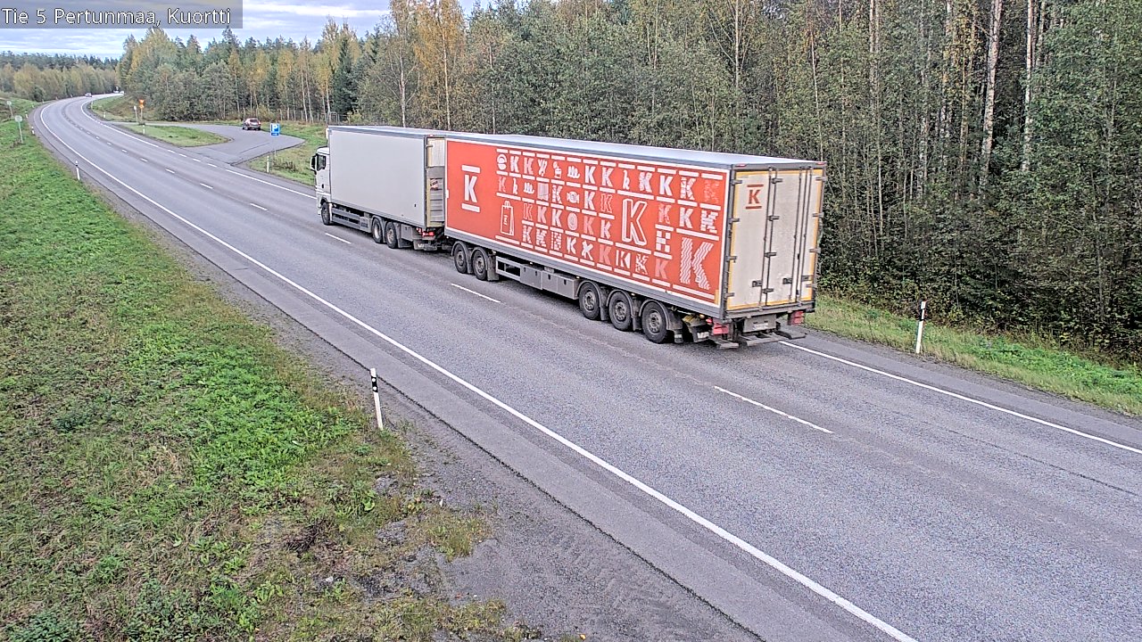 Weather Camera Image Road 5 Pertunmaa, Kuortti, Pertunmaa, Etelä-Savo