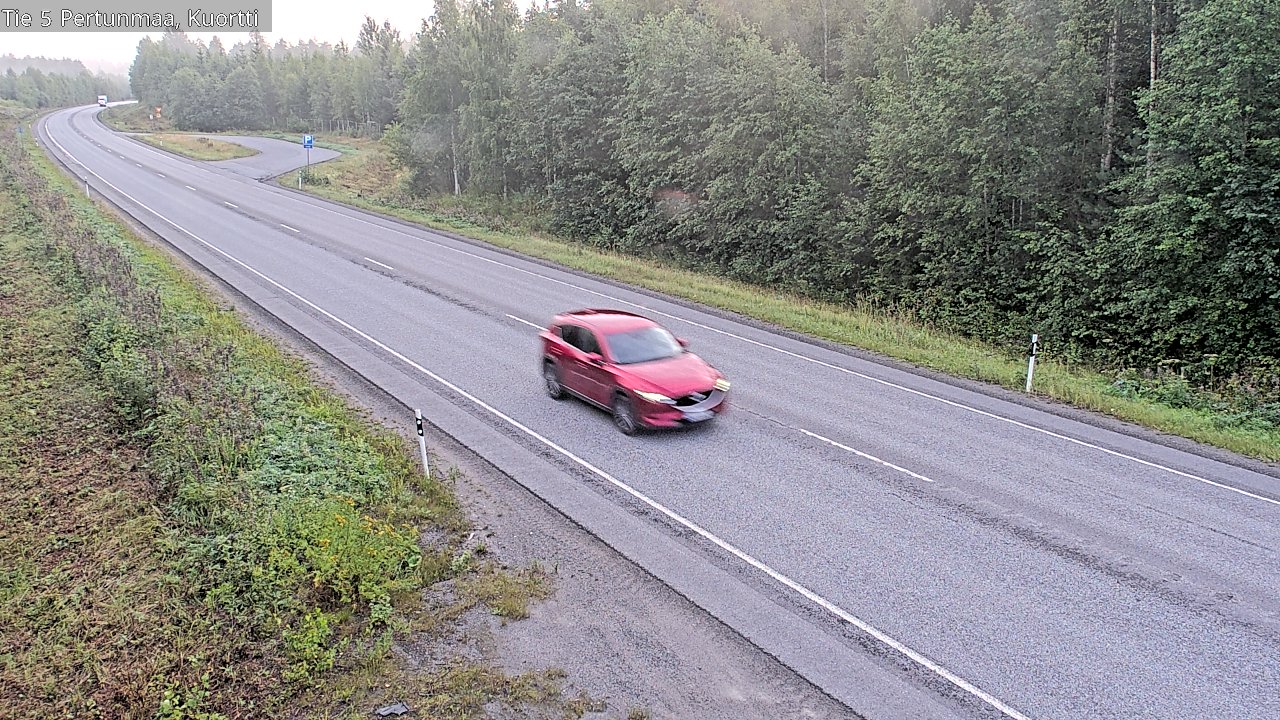 Weather Camera Image Road 5 Pertunmaa, Kuortti, Pertunmaa, Etelä-Savo
