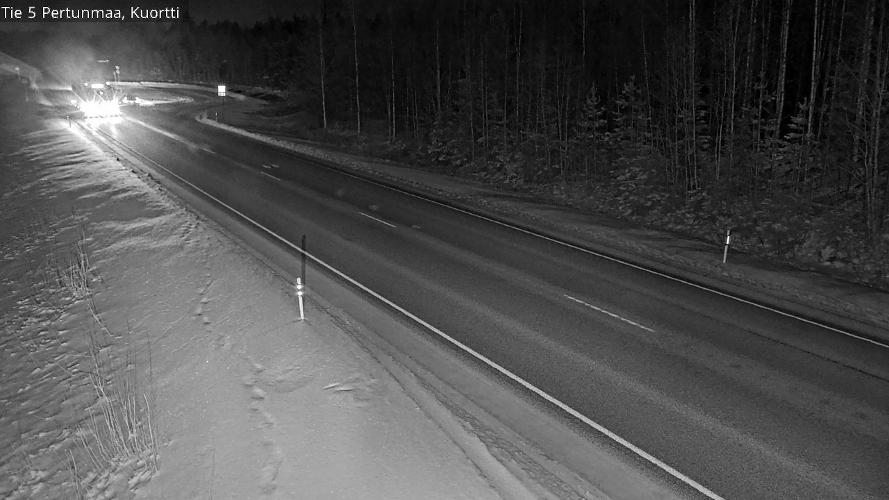 Weather Camera Image Road 5 Pertunmaa, Kuortti, Pertunmaa, Etelä-Savo