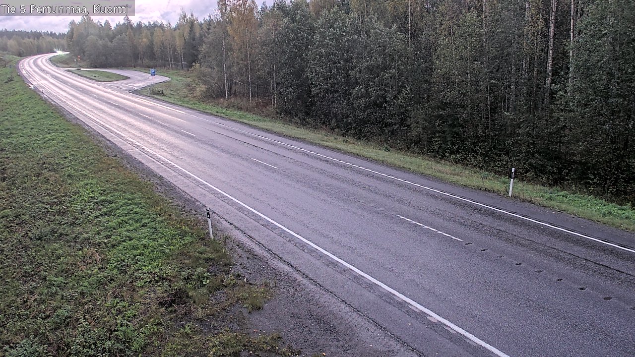 Weather Camera Image Väg 5 Pertunmaa, Kuortti, Pertunmaa, Etelä-Savo