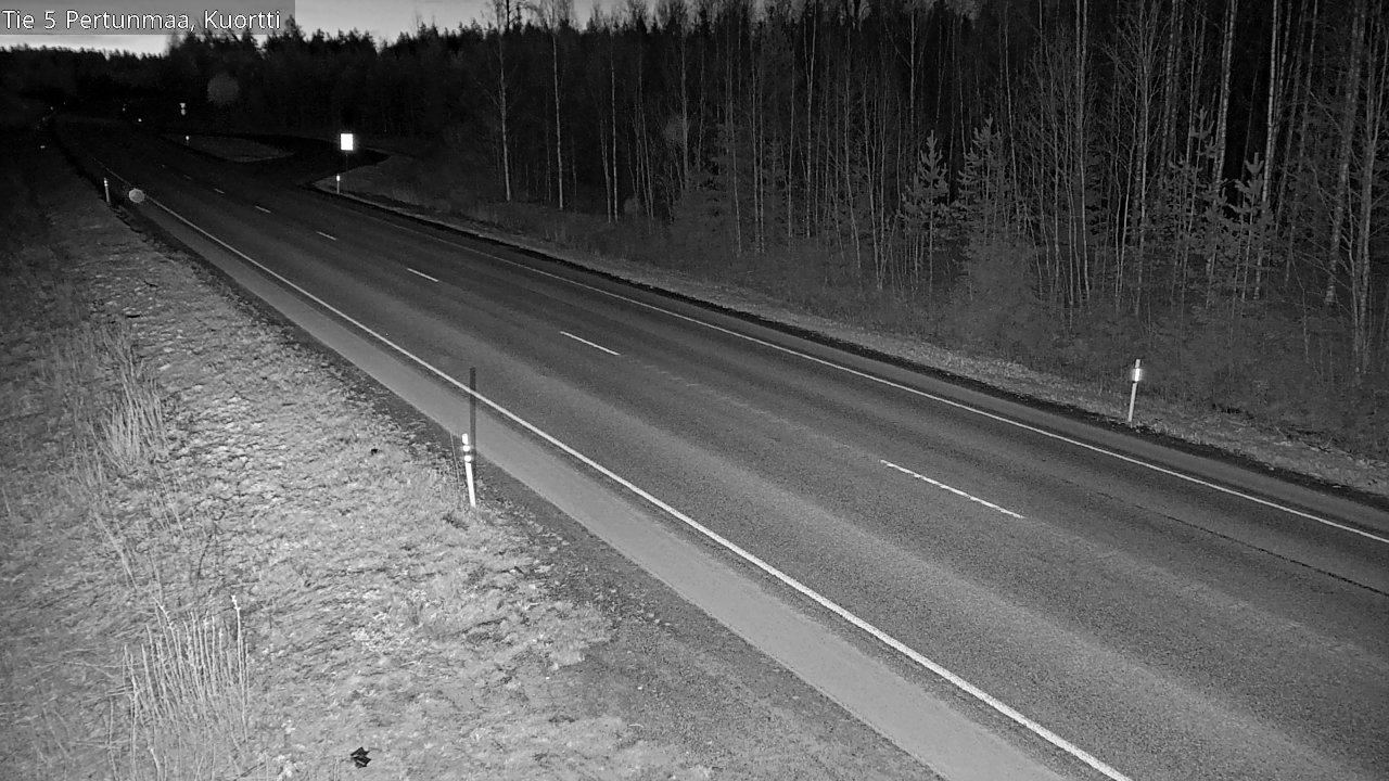 Weather Camera Image Väg 5 Pertunmaa, Kuortti, Pertunmaa, Etelä-Savo