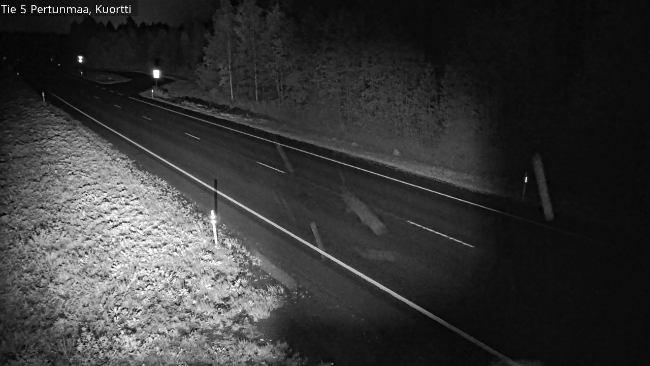 Weather Camera Image Väg 5 Pertunmaa, Kuortti, Pertunmaa, Etelä-Savo