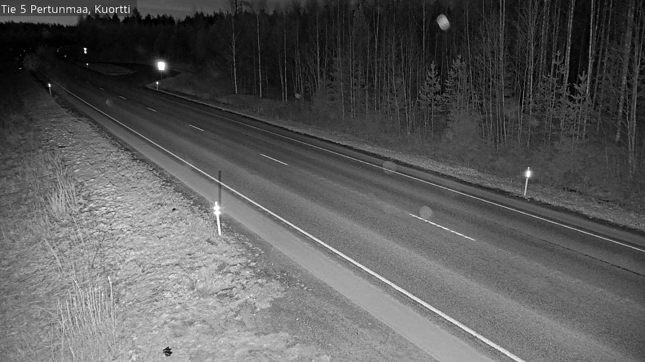 Weather Camera Image Väg 5 Pertunmaa, Kuortti, Pertunmaa, Etelä-Savo